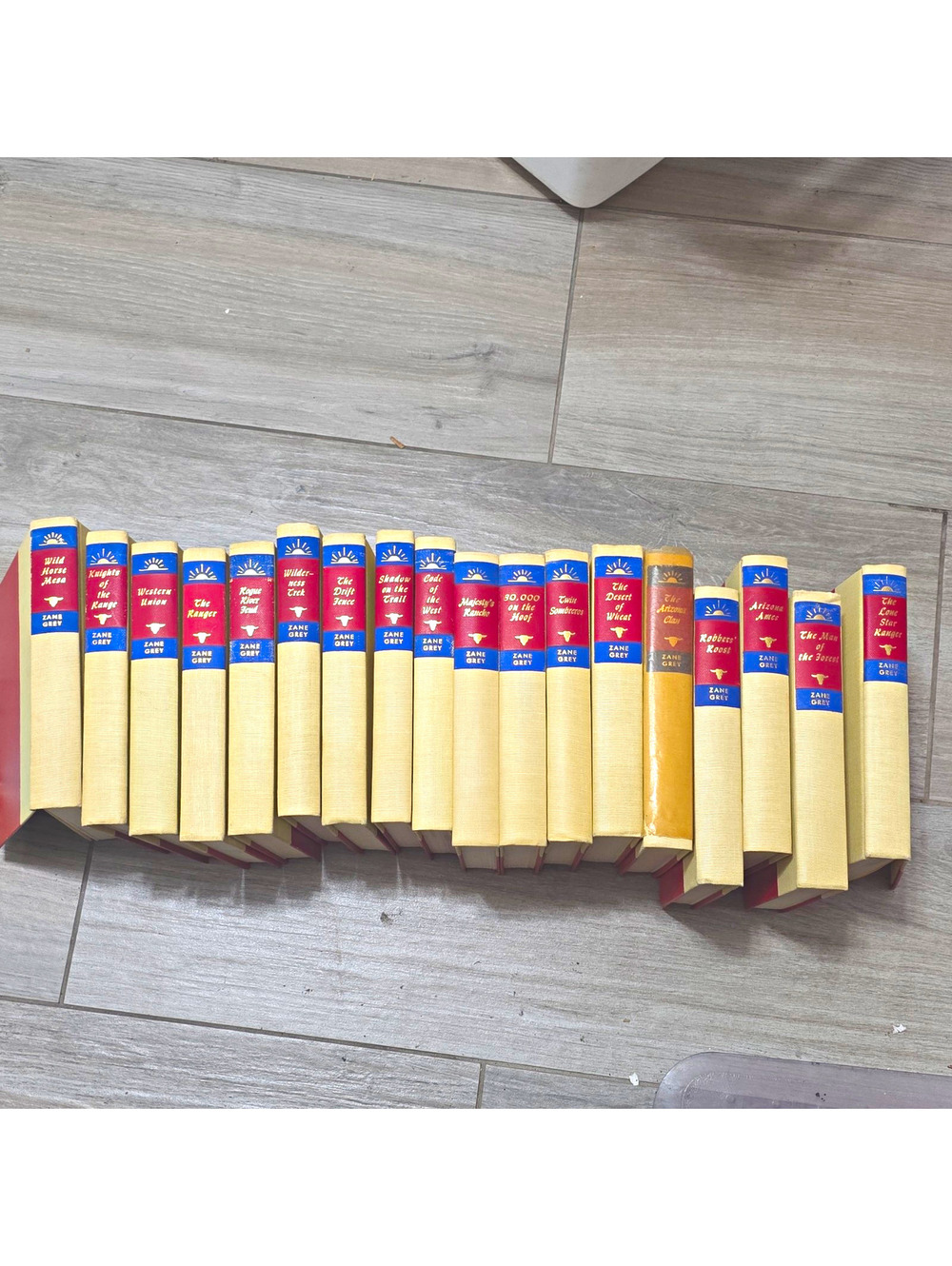 Zane Grey Westerns HC Lot Wild Horse Mesa Knights Range Western Union Ranger 18
